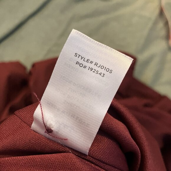 Lulus Jumpsuit Womens L Illustrious Charm Burgundy Cap Sleeve Cutout New/Defects - Picture 15 of 16